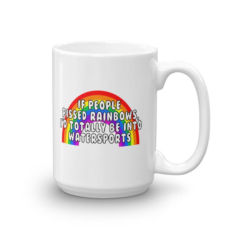 Golden Showers Mug Watersports Fetish Pee Rainbows Etsy 