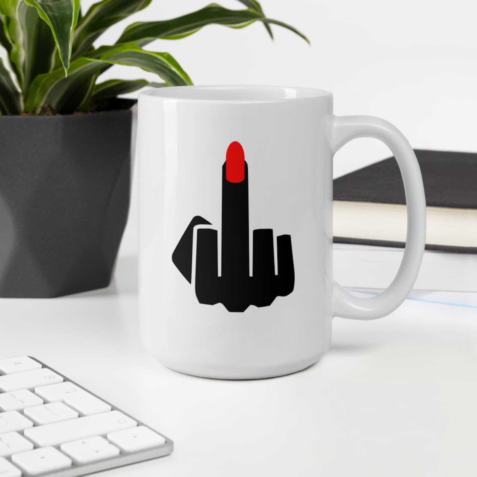Middle Finger Coffee Mug F off Mug Novelty Mug Funny Mug Etsy