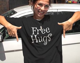 Free hugs t-shirt. I like to hug shirt for huggers.