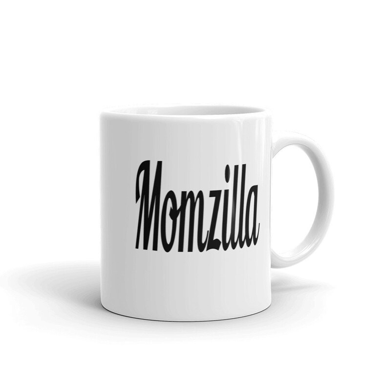Momzilla ceramic mug for mom. Funny new mommy helicopter parenting sarcastic godzilla joke mug, 11 Fluid ounces