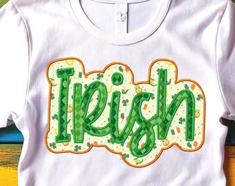 Double Applique - Irish Applique Embroidery Design - 7 Sizes Included, Machine Embroidery Designs, St Patrick's Day Design, St Paddy's Day