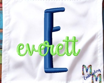 Evergreen - Font Monogram #157 Machine Embroidery Font Alphabet - 3 Sizes - BX Format Included
