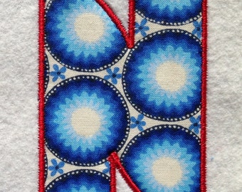 Applique Font #043 Machine Embroidery Monogram Font Alphabet Design Set INSTANT DOWNLOAD