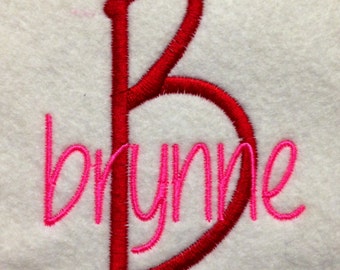 Font Monogram #133 Machine Embroidery Monogram Font Stacked Alphabet Design Set ~ BX Format Now Available ~ INSTANT DOWNLOAD