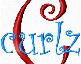 Font Monogram #003 Machine Embroidery Monogram Font Alphabet Design Set INSTANT DOWNLOAD