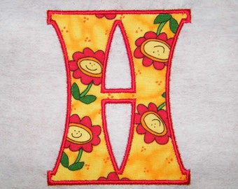 Applique Font #020 Machine Embroidery Monogram Font Alphabet Design Set BX Format, Pes, Hus, Jef, Dst, Xxx, Vip, Exp INSTANT DOWNLOAD