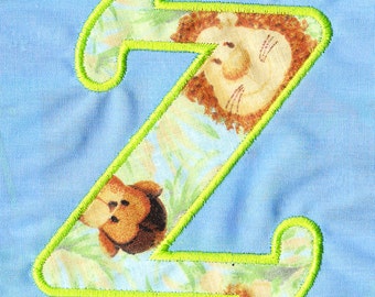 Applique Font #009 Machine Embroidery Monogram Font Alphabet Design Set INSTANT DOWNLOAD