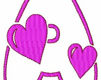 Font Monogram #056 Machine Embroidery Monogram Font Alphabet Design Set INSTANT DOWNLOAD