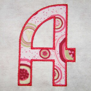 Applique Font #018 Machine Embroidery Monogram Font Alphabet Design Set INSTANT DOWNLOAD