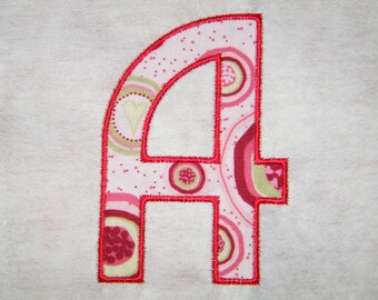 Applique Font #018 Machine Embroidery Monogram Font Alphabet Design Set INSTANT DOWNLOAD