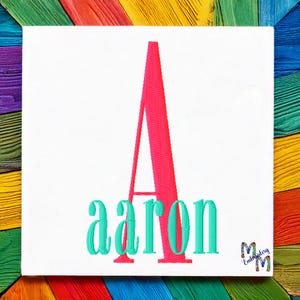 Font Monogram #096 Machine Embroidery Monogram Font Alphabet Design Set INSTANT DOWNLOAD