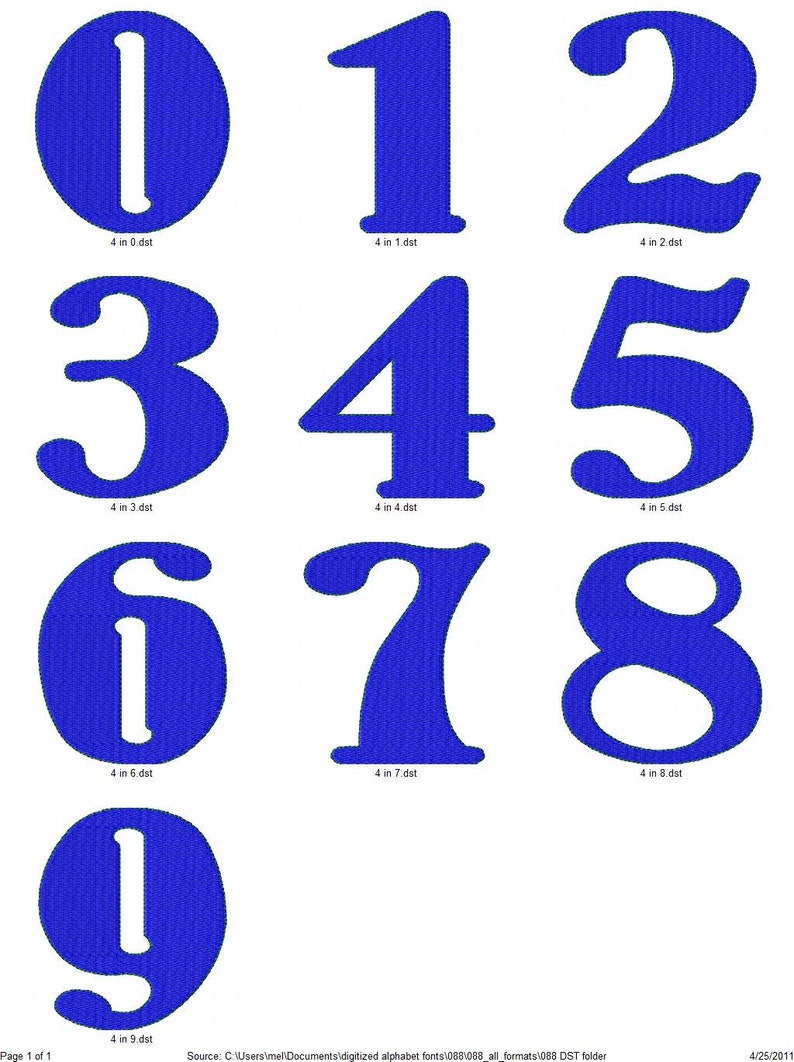 Font Monogram 088 Machine Embroidery Monogram Font Alphabet Design Set INSTANT DOWNLOAD image 4