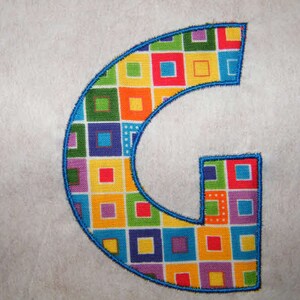 Applique Font #016 Machine Embroidery Monogram Font Alphabet Design Set INSTANT DOWNLOAD