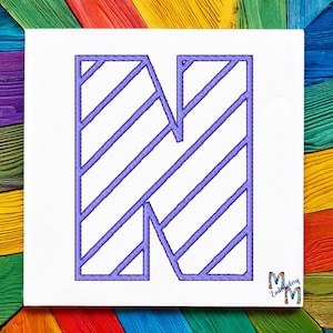 Font Monogram #039 Machine Embroidery Monogram Font Alphabet Design Set INSTANT DOWNLOAD
