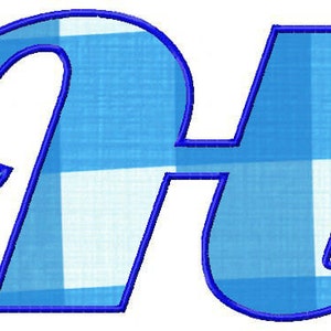 Applique Font #048 Machine Embroidery Monogram Font Alphabet Design Set INSTANT DOWNLOAD