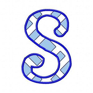 Applique Font #051 Machine Embroidery Monogram Font Alphabet Design Set INSTANT DOWNLOAD