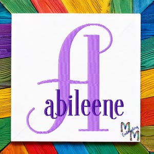Font Monogram #119 Machine Embroidery Monogram Font Alphabet Design Set, 0.75&quot; Lowercase Font Now Included~~~~BX Format