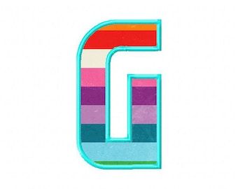 Applique lettertype #050 Machine borduurwerk Monogram lettertype alfabet ontwerpset INSTANT DOWNLOAD