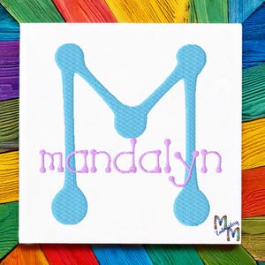 Font Monogram #124 Machine Embroidery Monogram Font Stacked Alphabet Design Set ~ BX Format Now Available ~ INSTANT DOWNLOAD