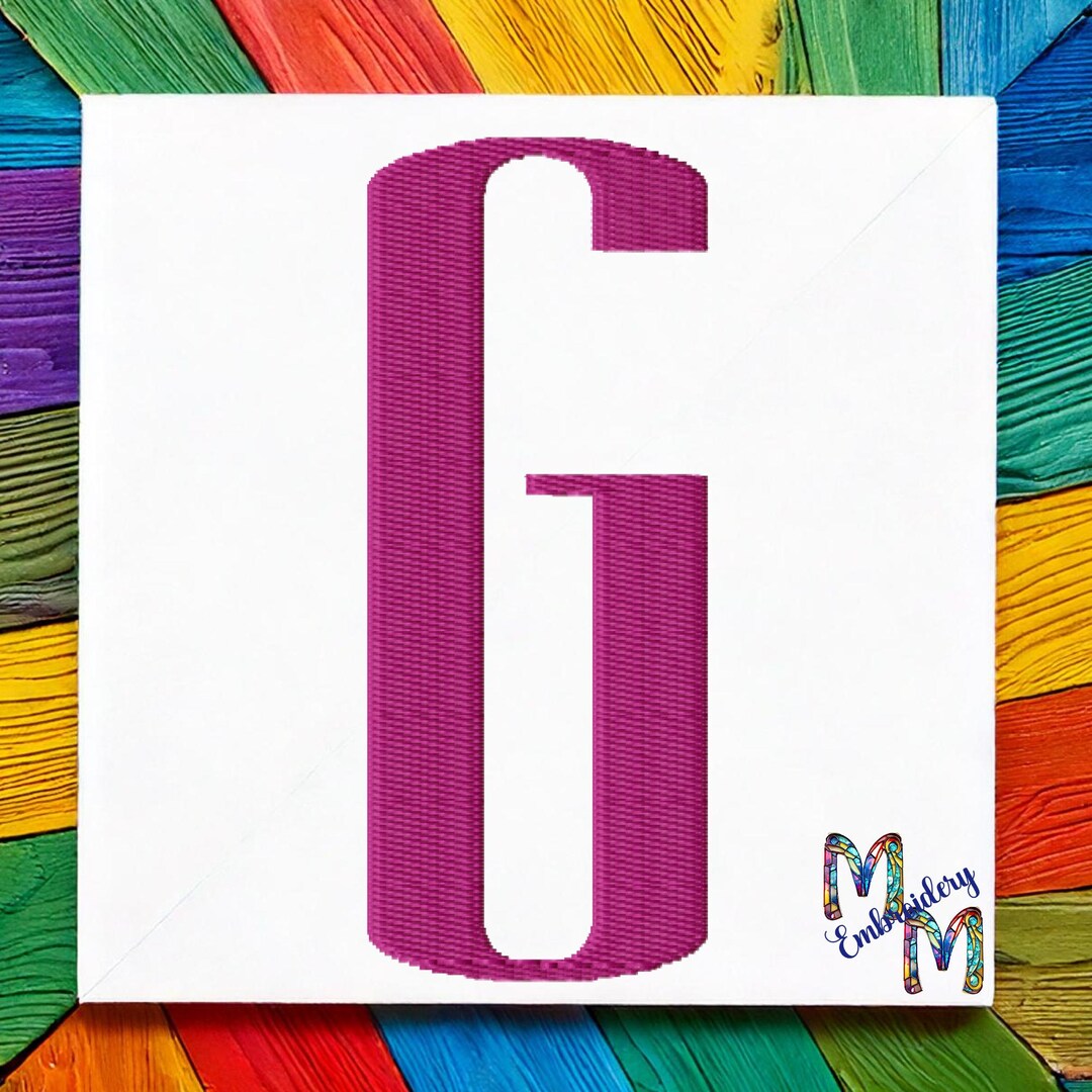 Font Monogram #006 Machine Embroidery Monogram Font Alphabet Design Set ...