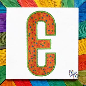 Applique Font #027 Machine Embroidery Monogram Font Alphabet Design Set INSTANT DOWNLOAD