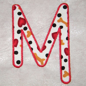 Applique Font #019 Machine Embroidery Monogram Font Alphabet Design Set BX Format, Pes, Hus, Jef, Dst, Xxx, Vip, Exp INSTANT DOWNLOAD