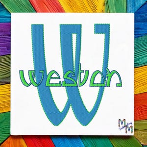 Font Monogram #076 Machine Embroidery Monogram Font Alphabet Design Set INSTANT DOWNLOAD