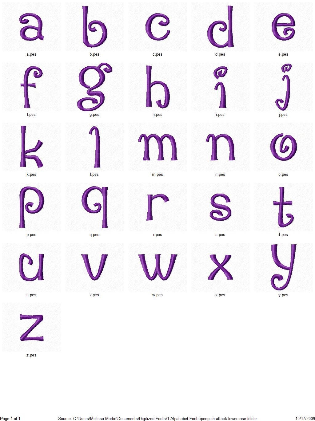 Ric Rac Machine Embroidery Monogram Font Alphabet Design Set INSTANT ...