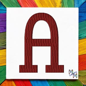 Font Monogram #072 Machine Embroidery Monogram Font Alphabet Design Set INSTANT DOWNLOAD