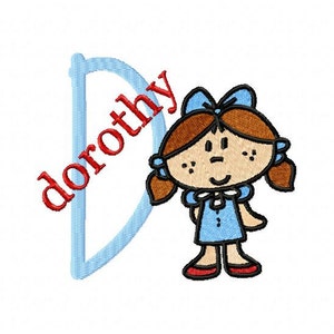 Oz Dorothy  Machine Embroidery Monogram Font Alphabet Design Set INSTANT DOWNLOAD