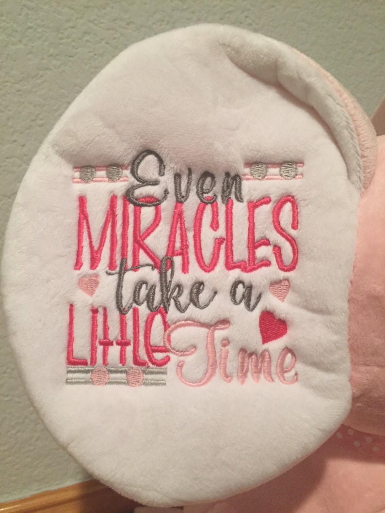 Even Miracles Take A Little Time Machine Embroidery Single Etsy Even Miracles Take A Little Time Machine Embroidery Single Etsy