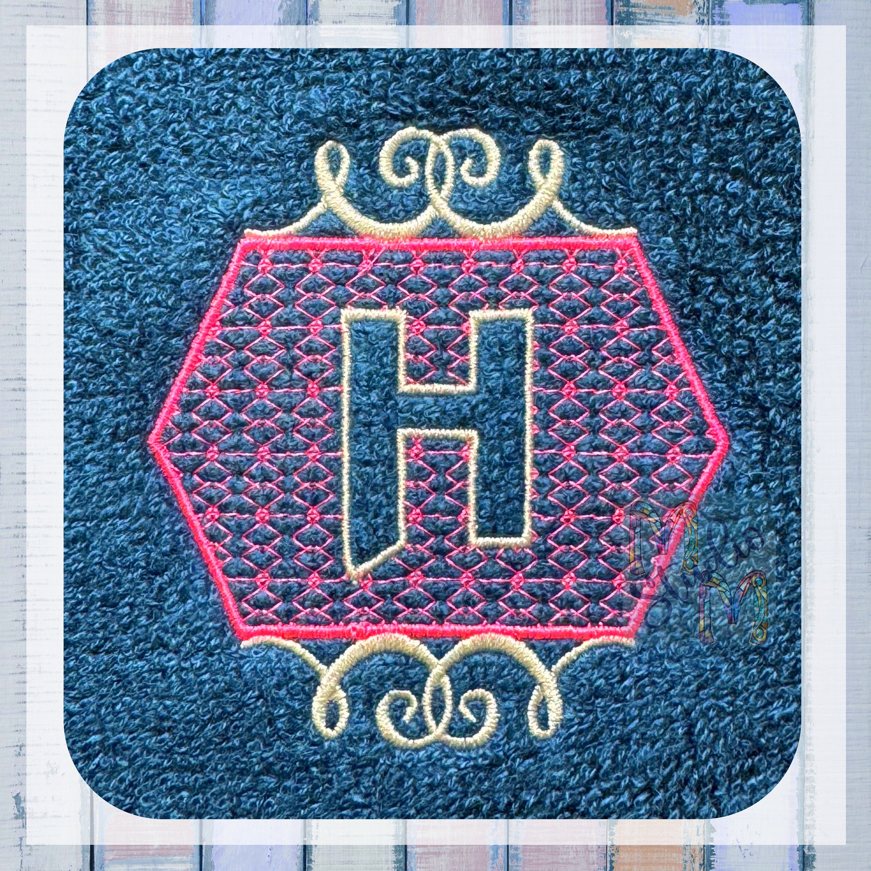 Embossed Monogram Patterns Embossed Monogram Font 3 - 26 Machine Embroidery Designs - 2, 3, 4, 5 ...