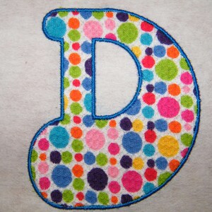 Applique Font #017 Machine Embroidery Monogram Font Alphabet Design Set INSTANT DOWNLOAD