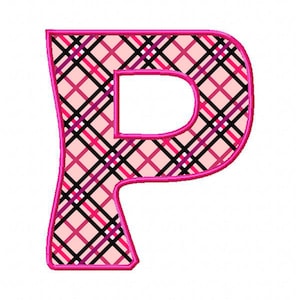 Applique Font #047 Machine Embroidery Monogram Font Alphabet Design Set INSTANT DOWNLOAD