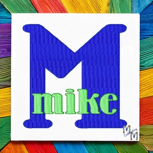 Font Monogram #088 Machine Embroidery Monogram Font Alphabet Design Set INSTANT DOWNLOAD