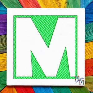 Font Monogram #054 Machine Embroidery Monogram Font Alphabet Design Set INSTANT DOWNLOAD