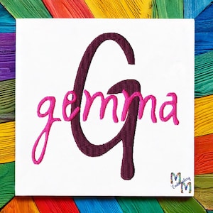 Font Monogram #112 Machine Embroidery Monogram Font Alphabet Design Set ~ BX FORMAT INCLUDED