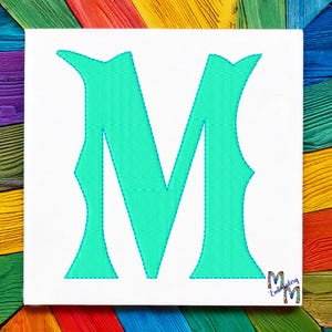 Font Monogram #033 Machine Embroidery Monogram Font Alphabet Design Set INSTANT DOWNLOAD