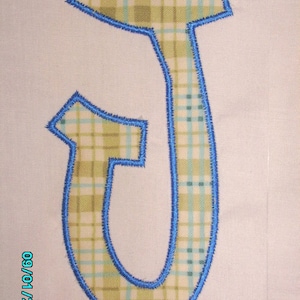 Applique Font #028 Machine Embroidery Monogram Font Alphabet Design Set BX Format, Pes, Hus, Jef, Dst, Xxx, Vip, Exp INSTANT DOWNLOAD