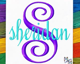 Font Monogram #141 Machine Embroidery Monogram Font Alphabet Design Set INSTANT DOWNLOAD ~ BX Format Available