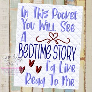 In This Pocket Embroidery Design, Machine Embroidery, Pocket Pillow Design, 5x7 Hoop, INSTANT DOWNLOAD