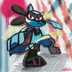 Picassomon #6 Riolu