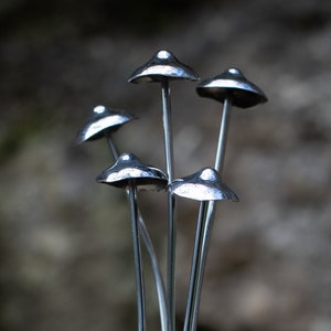 Stainless Steel Mushrooms x1