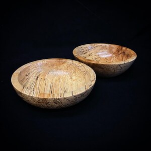 Spalted Maple Handturned Bowl Set