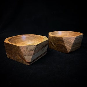 Ambrosia Maple Hexagon Handturned Bowl Set