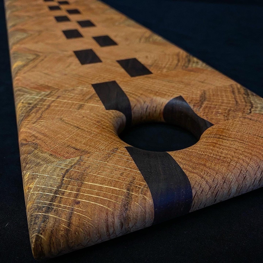 Extra Long End Grain Red Oak and Black Walnut Charcuterie Etsy
