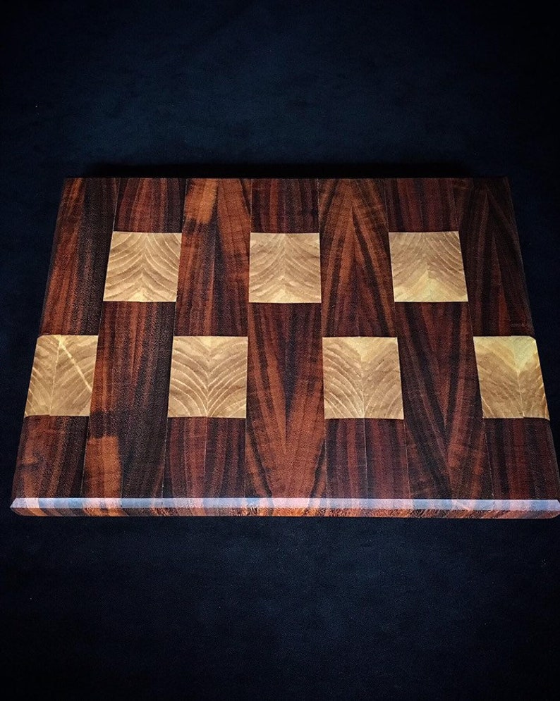 Tigerwood and Ash cutting board cheese board.