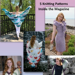 MULTIPLE PATTERNS - knitting, crochet, weaving, and more - PDF e-book &quot;Artistic Mind Magazine&quot; by - Anna Stoklosa, Designer