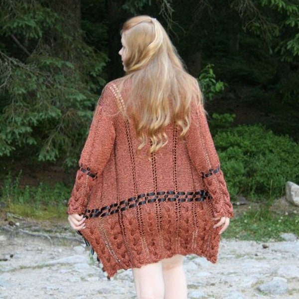 Mountain Joy Classic Cardigan - MODÈLE DE TRICOT - Adapté aux débutants - Téléchargement instantané - Conception et création par la designer Anna Stoklosa