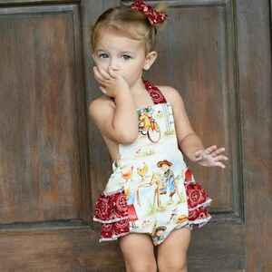 western romper dress